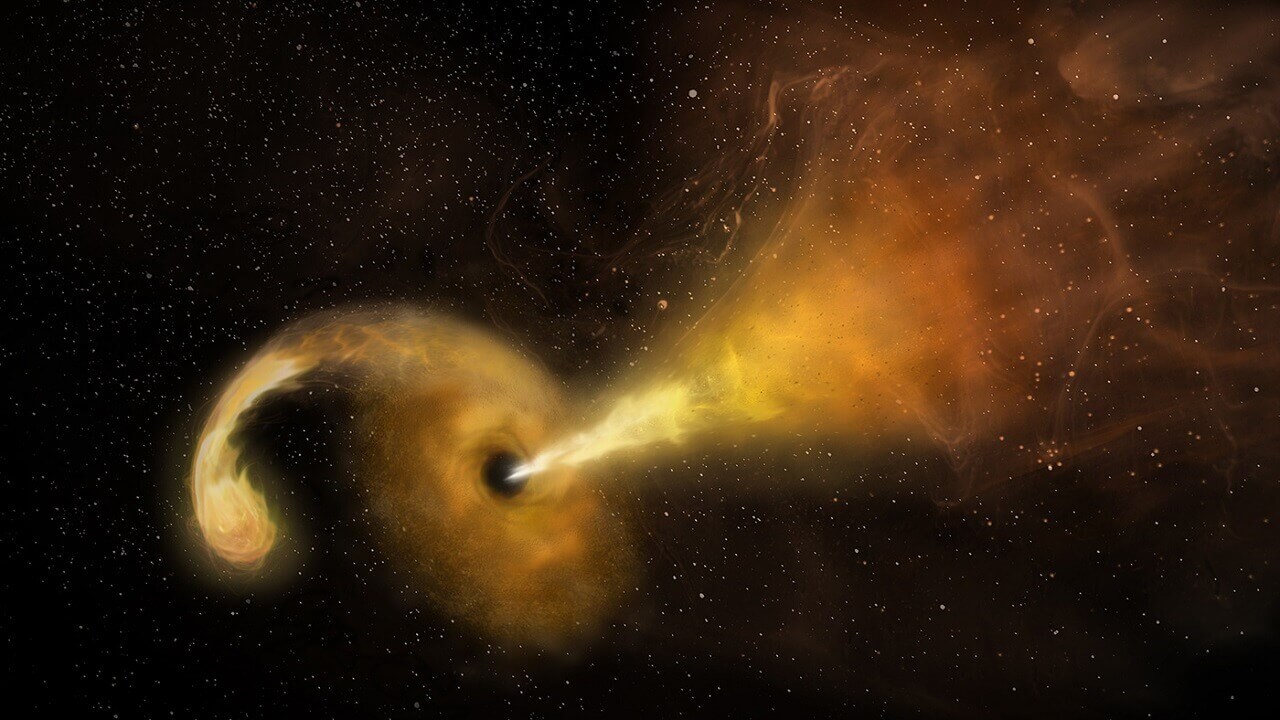 ასტრონომები უზარმაზარ შავ ხვრელთა მიერ მატერიის შთანთქმის პროცესებს დეტალებში დააკვირდნენ — #1tvმეცნიერება