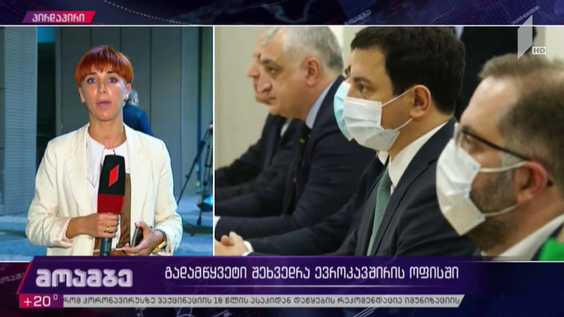 შეხვედრა ევროკავშირის ოფისში