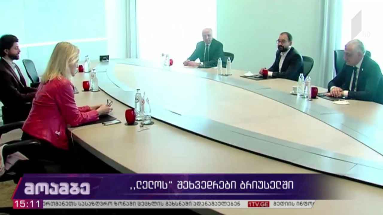 „ლელოს“ შეხვედრები ბრიუსელში