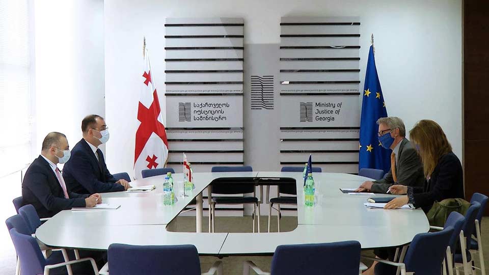 Georgian Justice Minister meets EU Ambassador