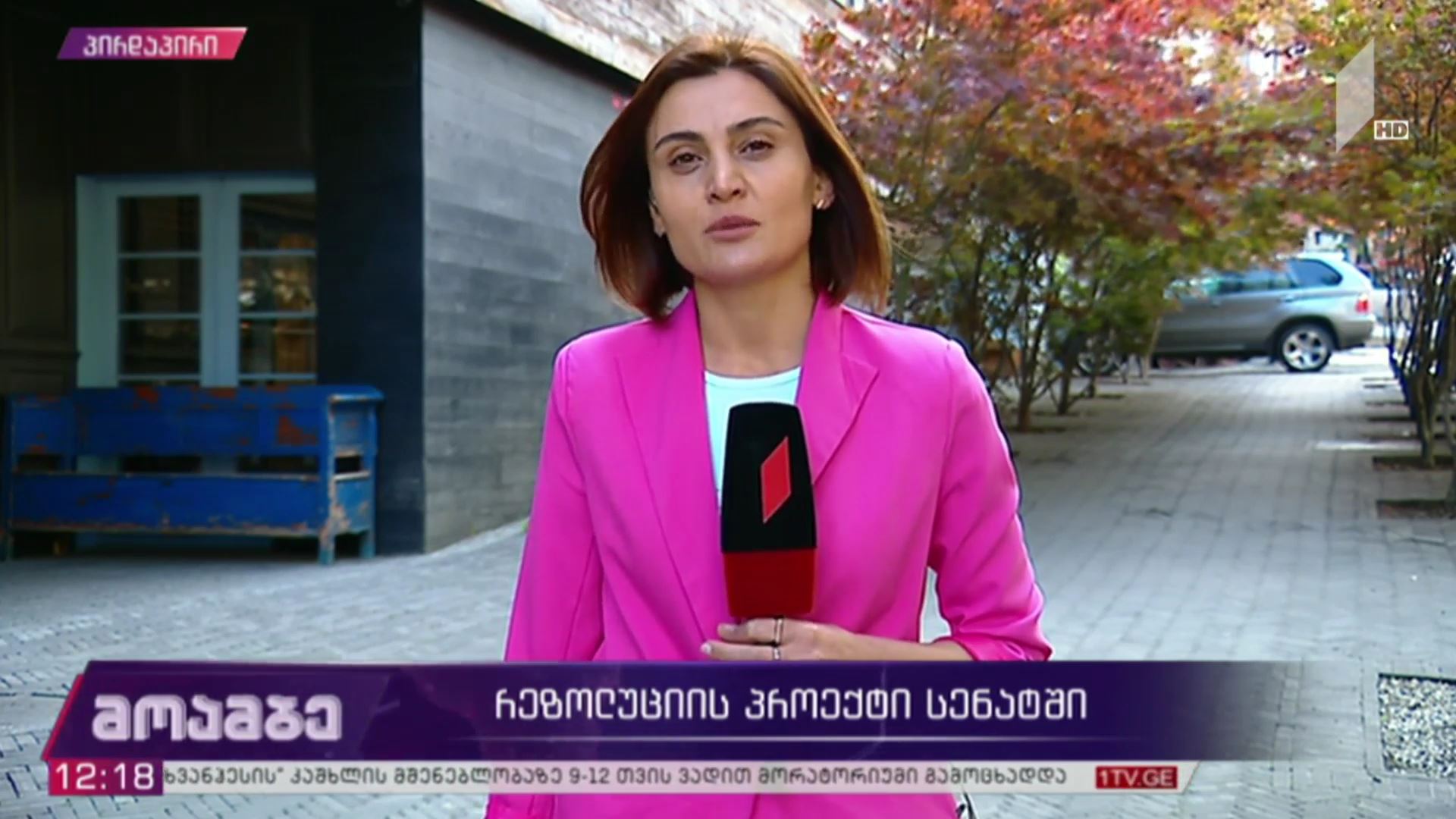 რეზოლუციის პროექტი სენატში