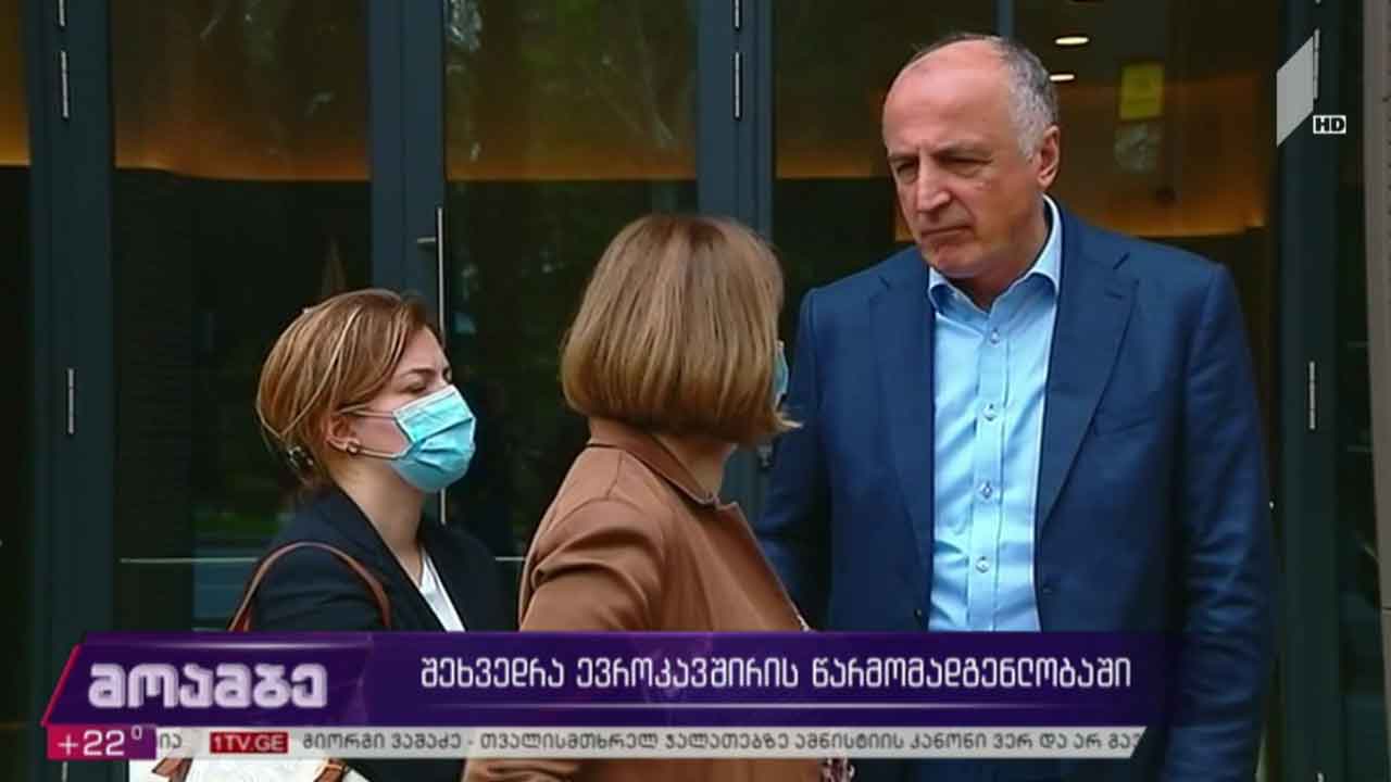 შეხვედრა ევროკავშირის წარმომადგენლობაში