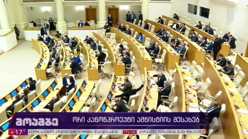 ორი კანონპროექტი ამნისტიის შესახებ