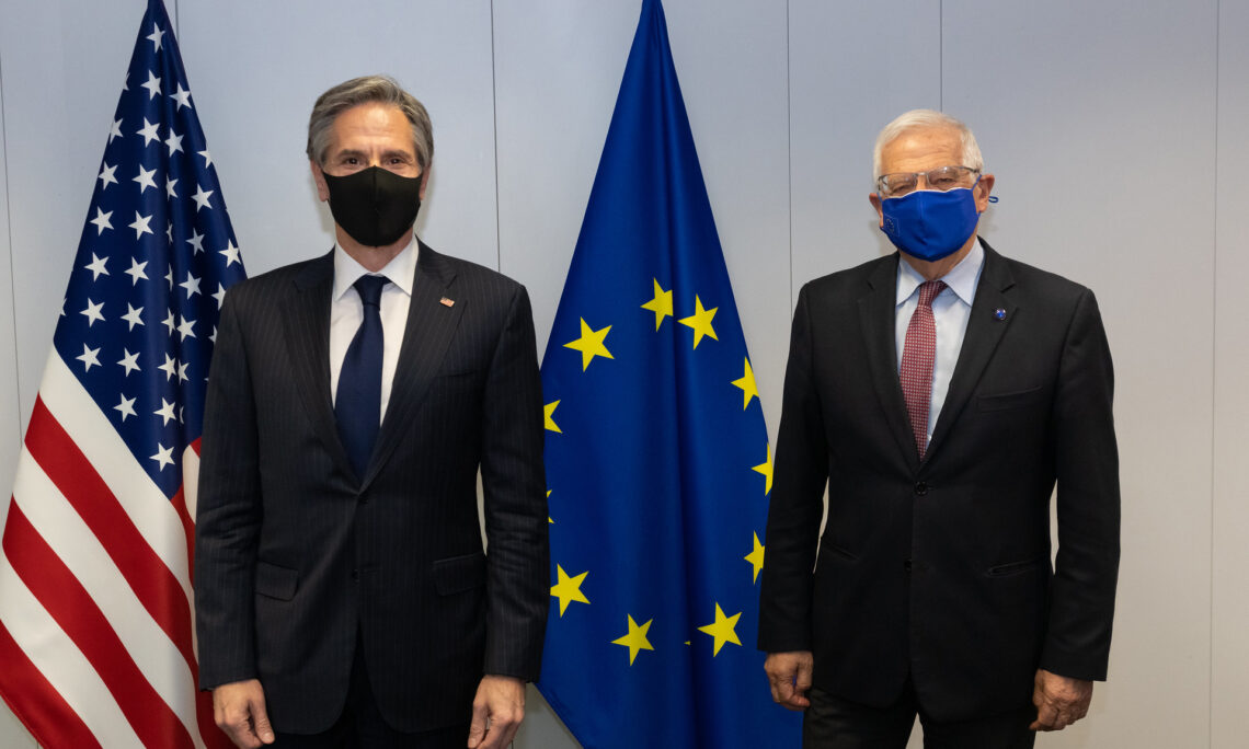 ენტონი ბლინკენმა და ჟოზეფ ბორელმა რუსეთთან ურთიერთობების საკითხი განიხილეს