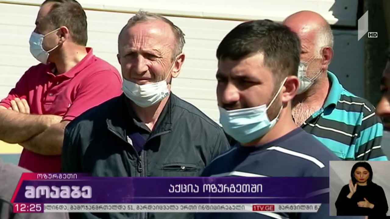 აქცია ოზურგეთში