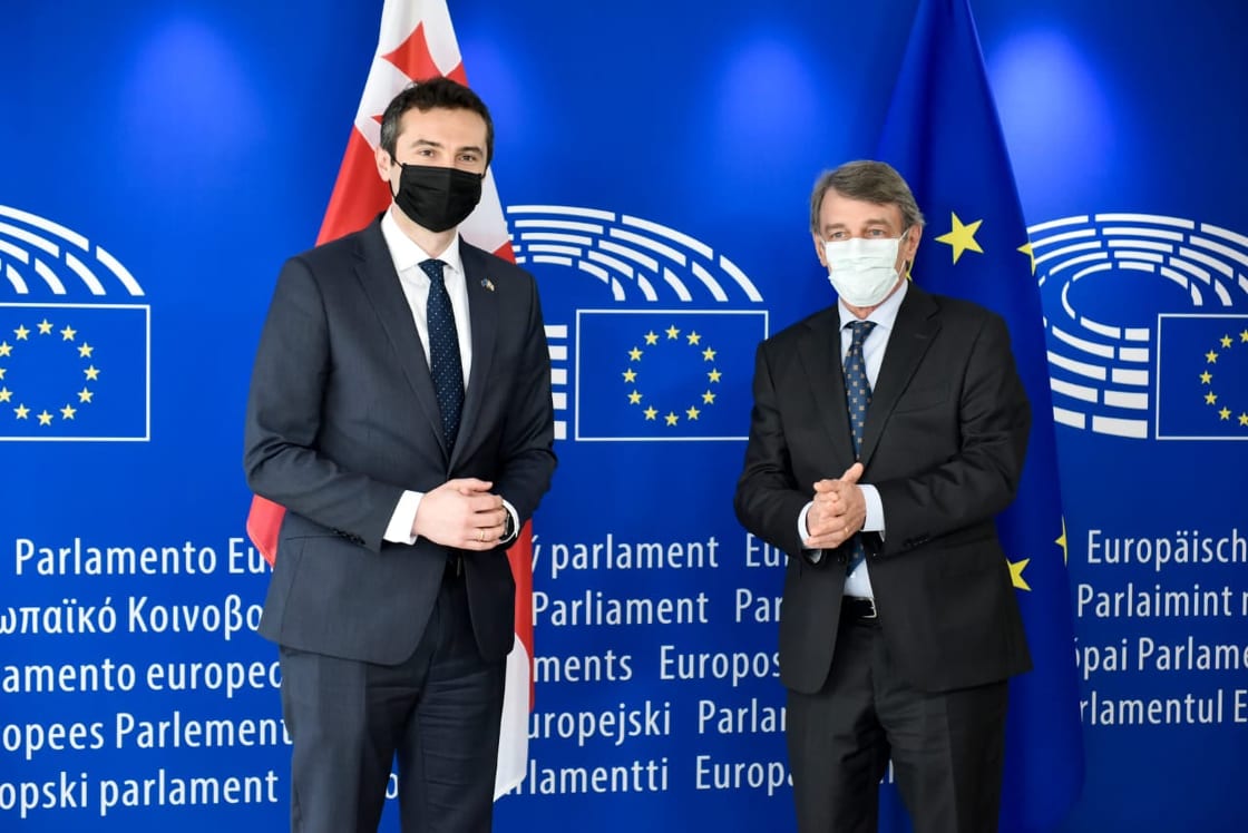 კახა კუჭავა ევროპარლამენტის პრეზიდენტს შეხვდა