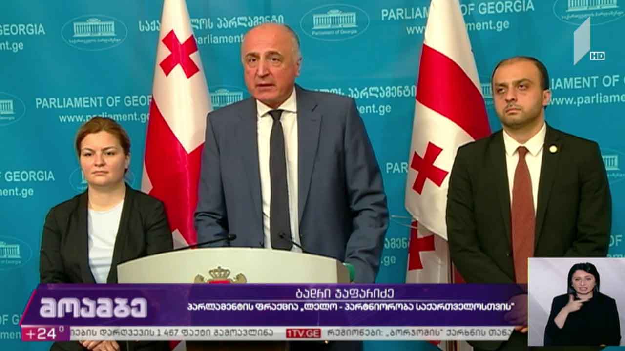 ფრაქციამ „ლელო - პარტნიორობა საქართველოსთვის“ ბრიფინგი გამართა