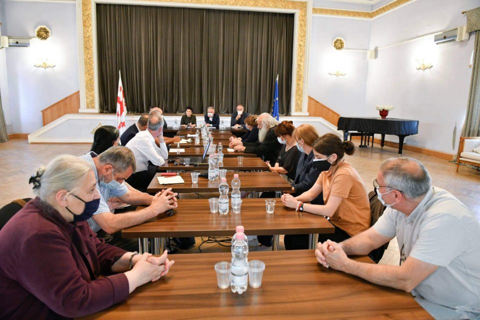 გელათის სამონასტრო კომპლექსის კედლის მხატვრობის საკითხზე კულტურის სამინისტროში გაფართოებული შეხვედრა გაიმართა