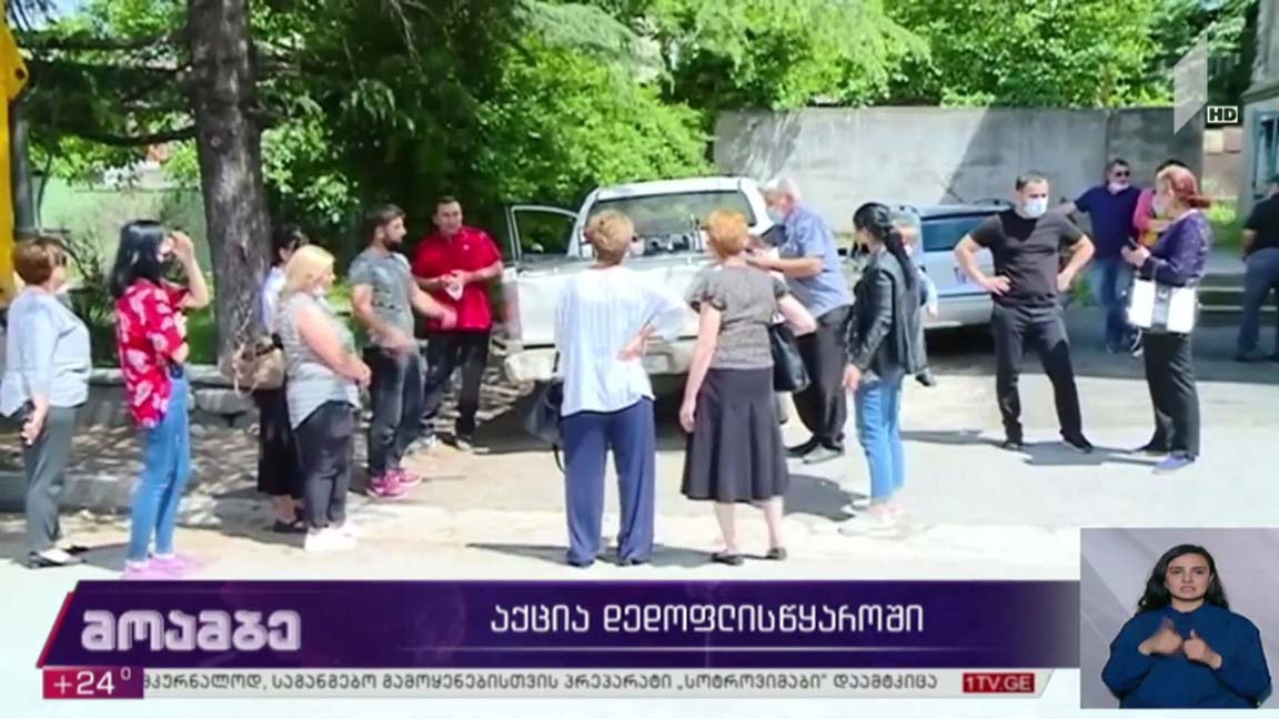 აქცია დედოფლისწყაროში