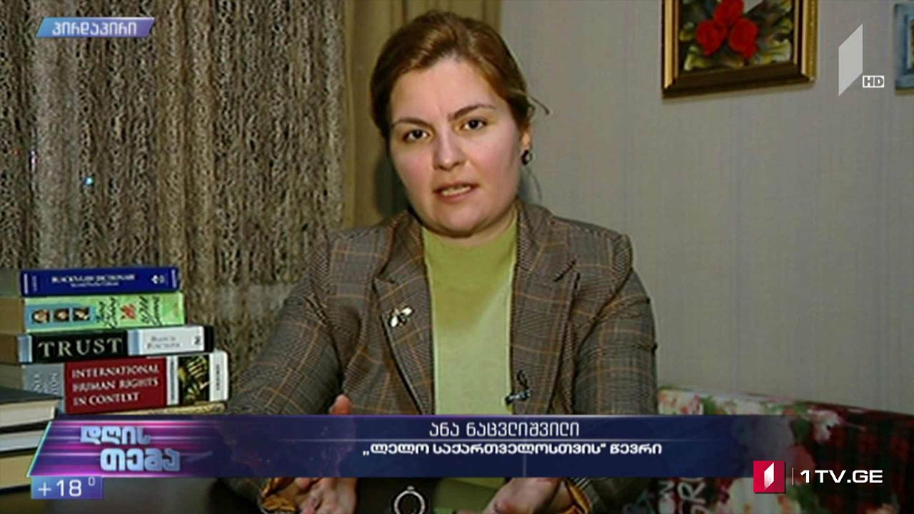 პროტესტი „ნამახვანჰესის“ წინააღმდეგ  - „დღის თემის“ შეკითხვებს ანა ნაცვლიშვილმა უპასუხა