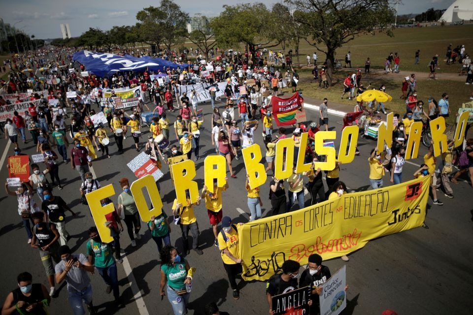 ბრაზილიის ქალაქებში პრეზიდენტის საწინააღმდეგო აქციები გაიმართა