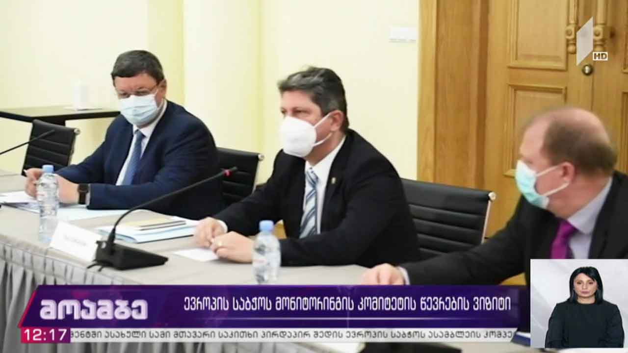 ევროპის საბჭოს მონიტორინგის კომიტეტის წევრების ვიზიტი