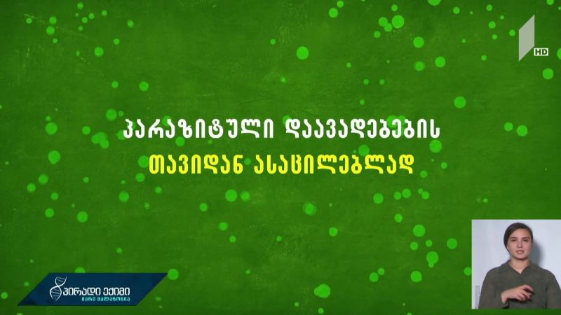 პირადი ექიმის რჩევები პარაზიტული დაავადებების თავიდან ასაცილებლად