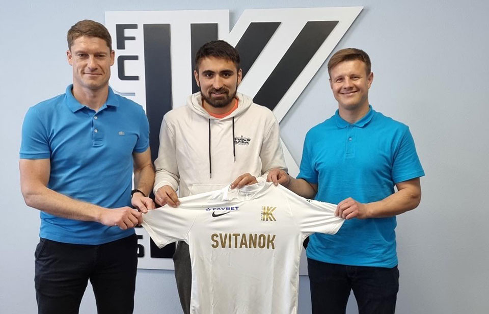 უკრაინულ გუნდში ნიკა სიჭინავა წარადგინეს #1TVSPORT