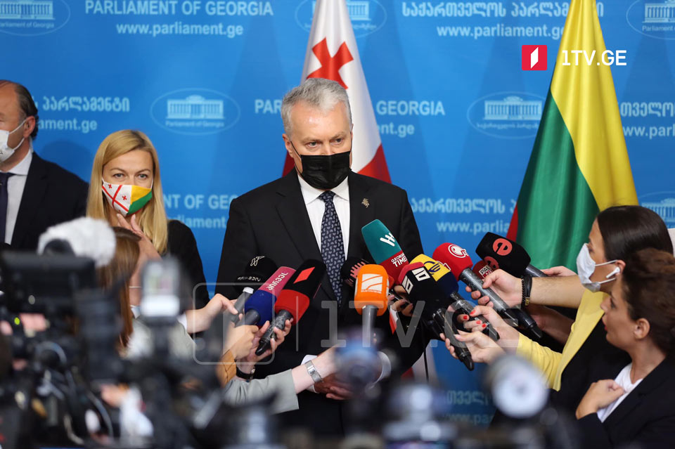 ლიეტუვის პრეზიდენტის ვიზიტი