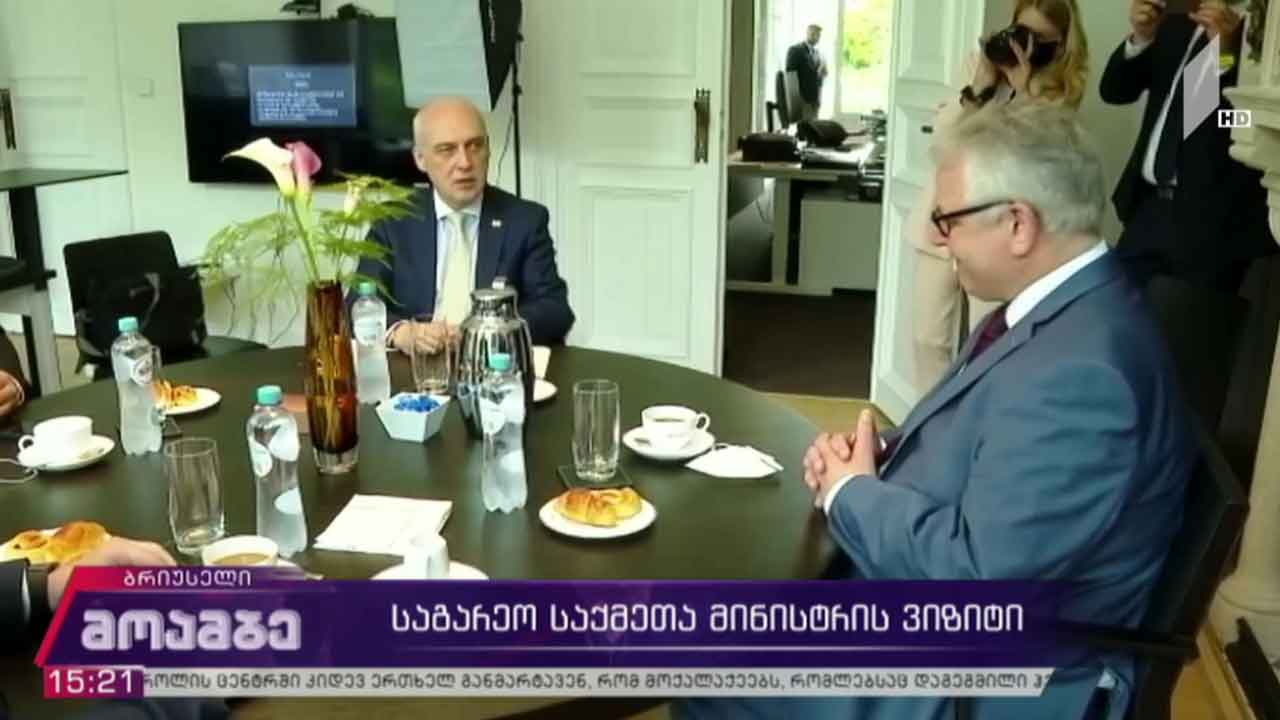 საგარეო საქმეთა მინისტრის ვიზიტი ბრიუსელში