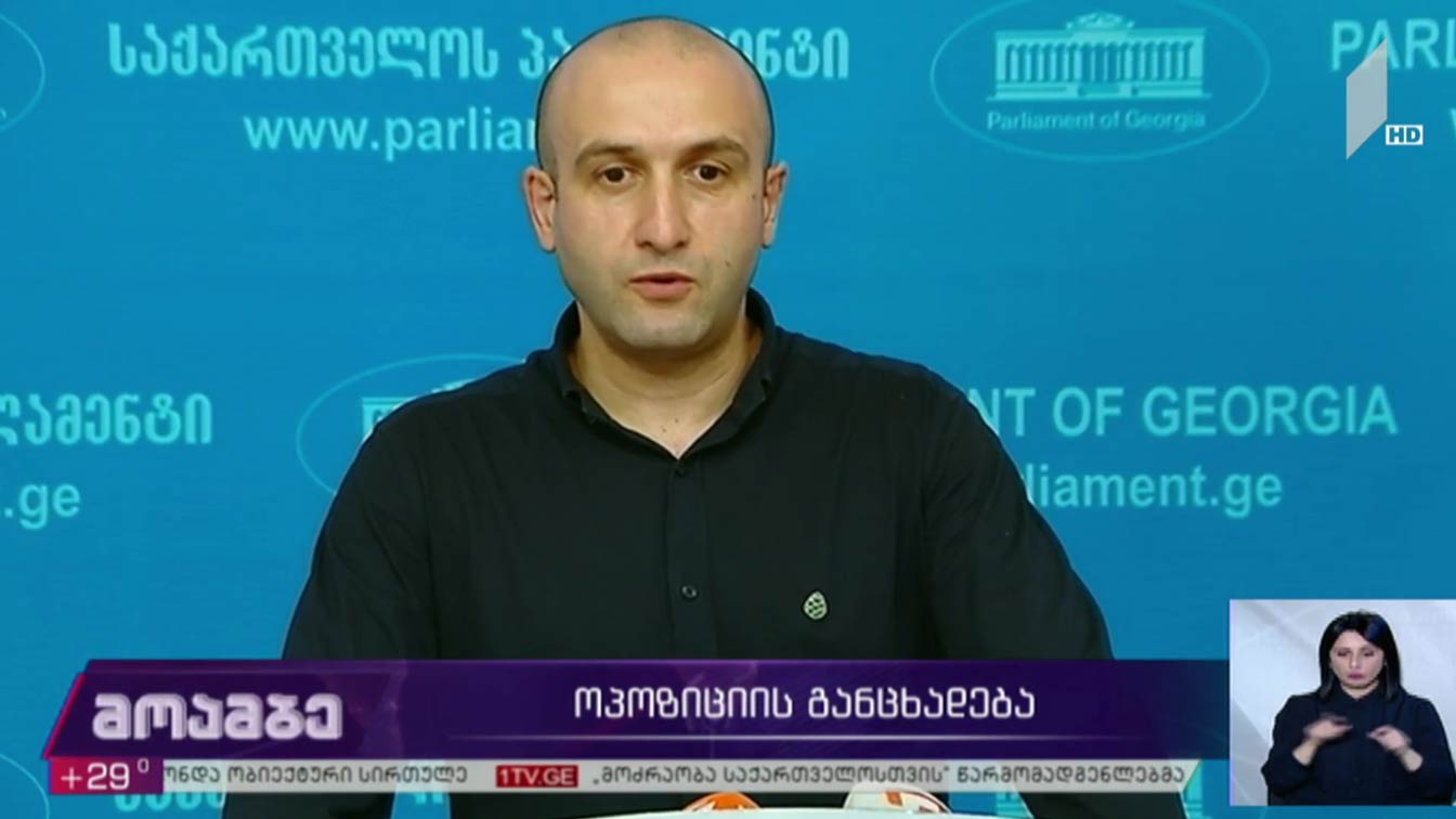 ოპოზიციის წარმომადგენლების განცხადებები