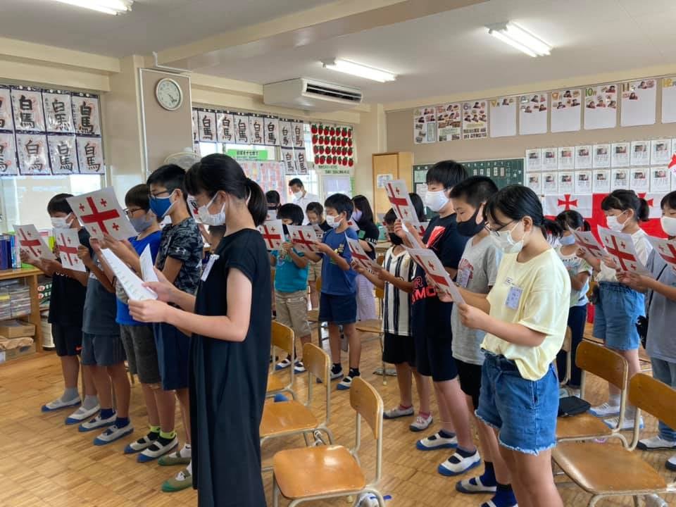 ტოკიო 2020 | ტენრიოს დაწყებითი სკოლის მოსწავლეები საქართველოს ეროვნულ ჰიმნს სწავლობენ #1TVSPORT