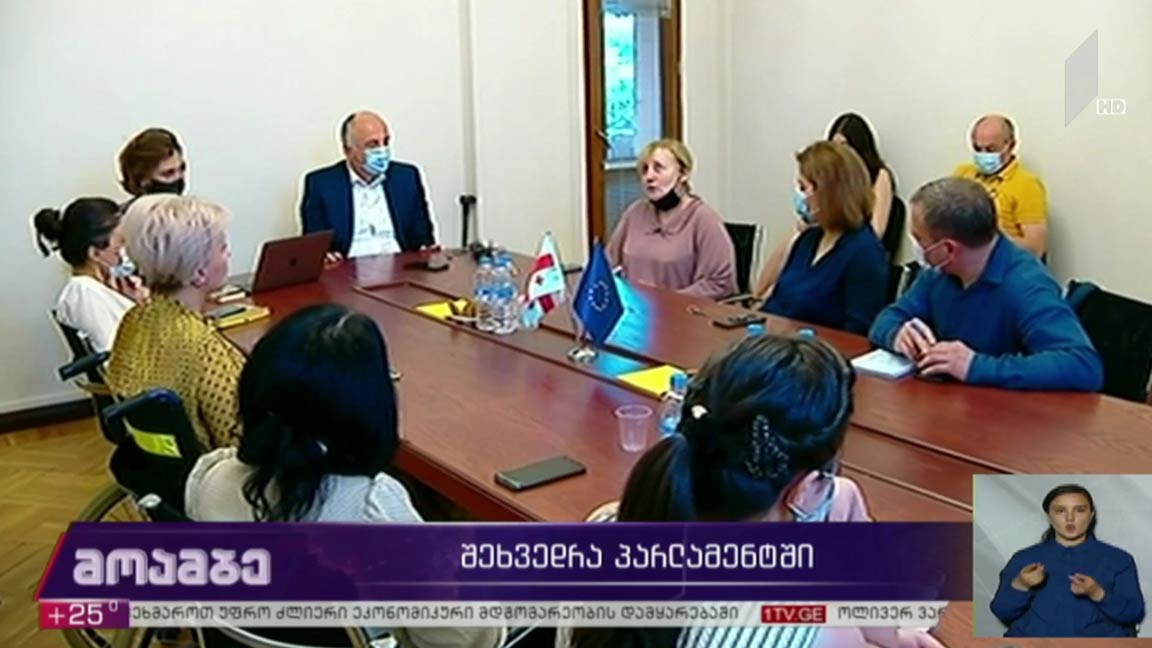 შეხვედრა პარლამენტში