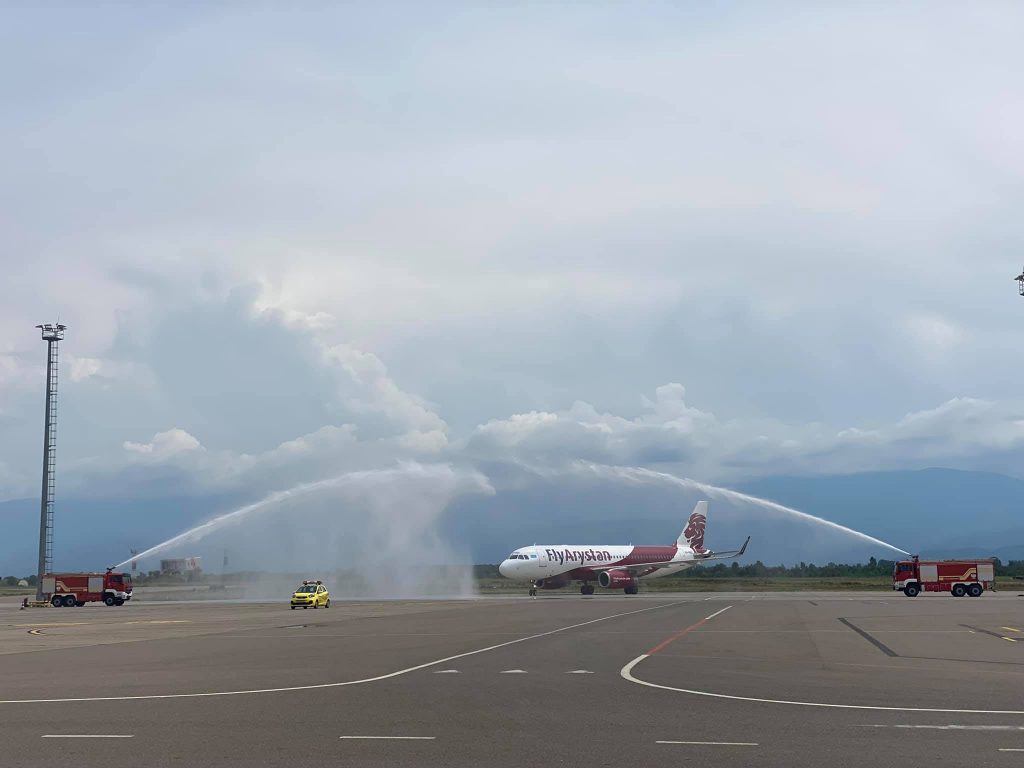 ავიკიაკომპანია FlyArystan ქუთაისის აეროპორტიდან მეოთხე მიმართულებას ამატებს