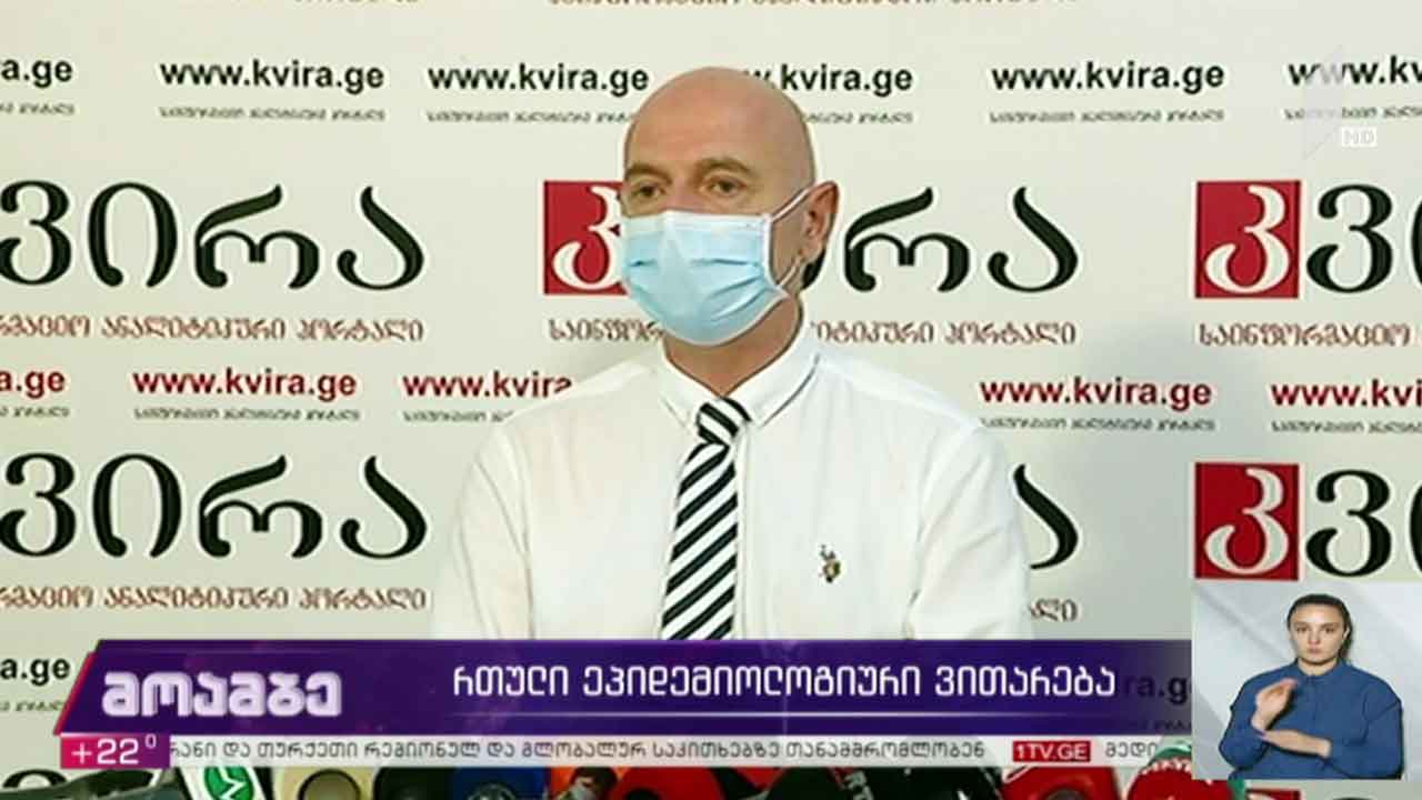 რთული ეპიდემიოლოგიური ვითარება საქართველოში