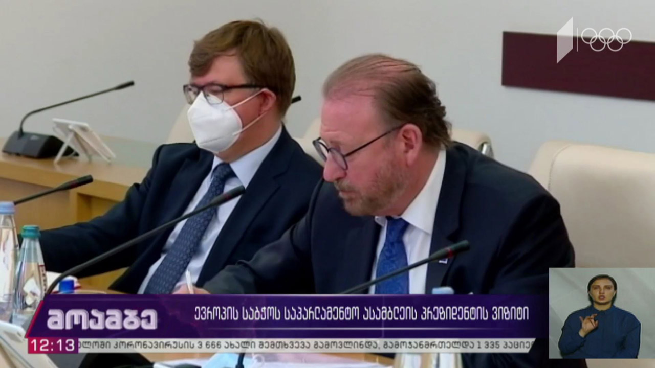 ევროპის საბჭოს საპარლამენტო ასამბლეის პრეზიდენტის ვიზიტი