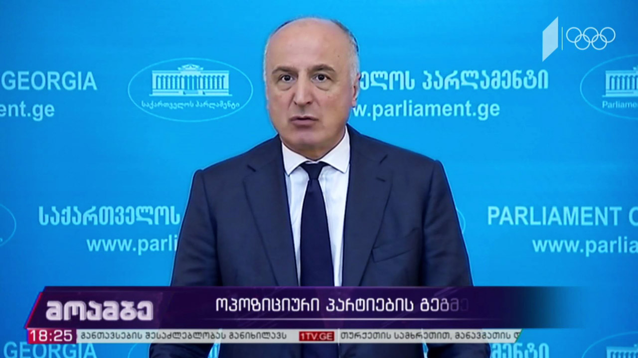 ოპოზიციური პარტიების გეგმები