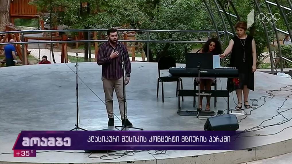 კლასიკური მუსიკის კონცერტი მზიურის პარკში 