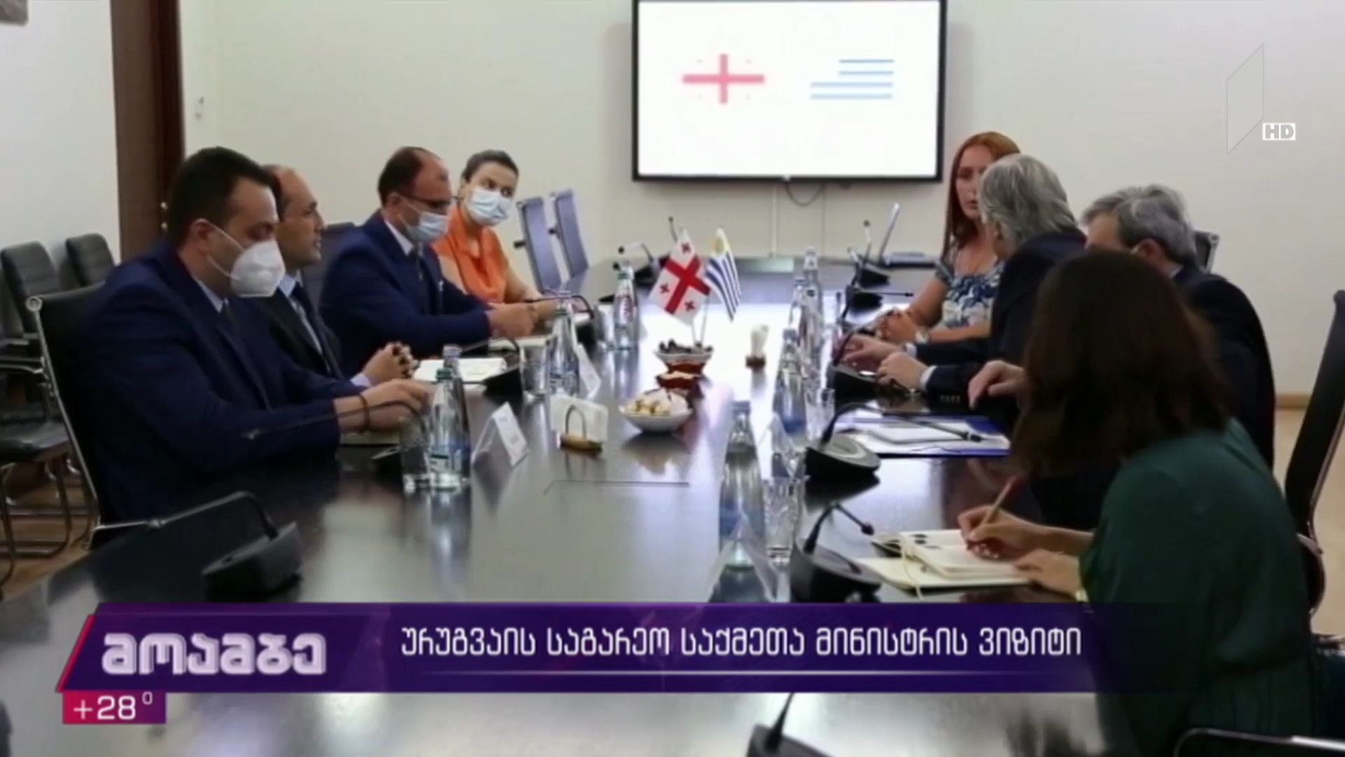 ურუგვაის საგარეო საქმეთა მინისტრის ვიზიტი