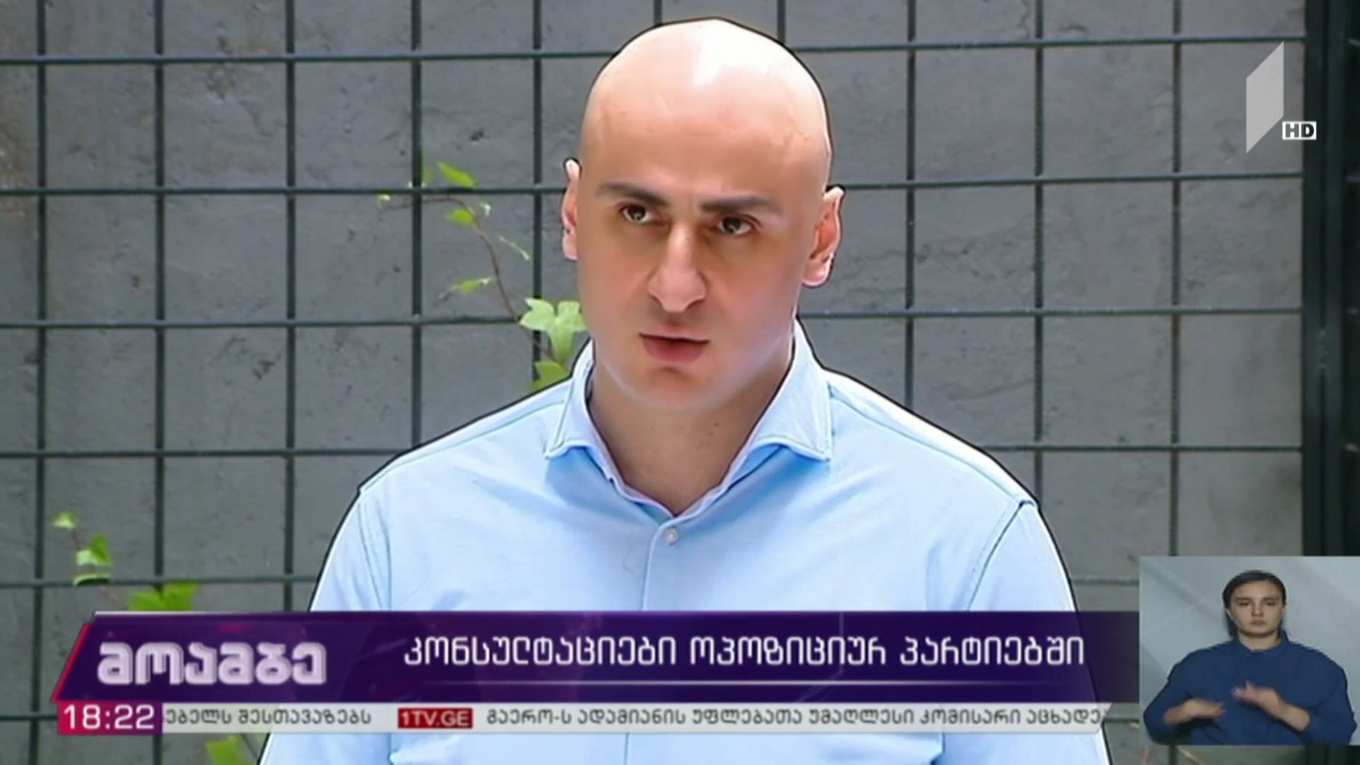 კონსულტაციები ოპოზიციურ პარტიებში