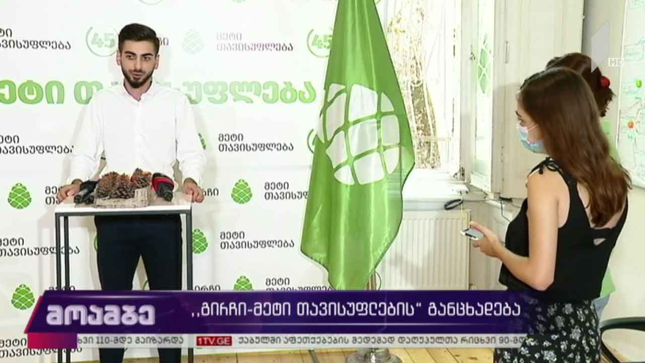 „გირჩი - მეტი თავისუფლების“ განცხადება