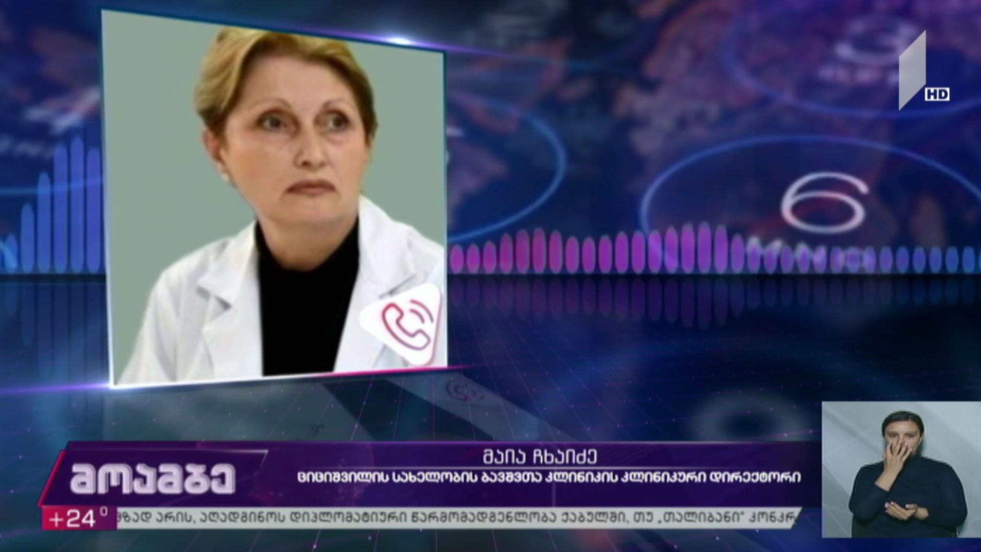 კორონავირუსის შემთხვევები ბავშვებში  