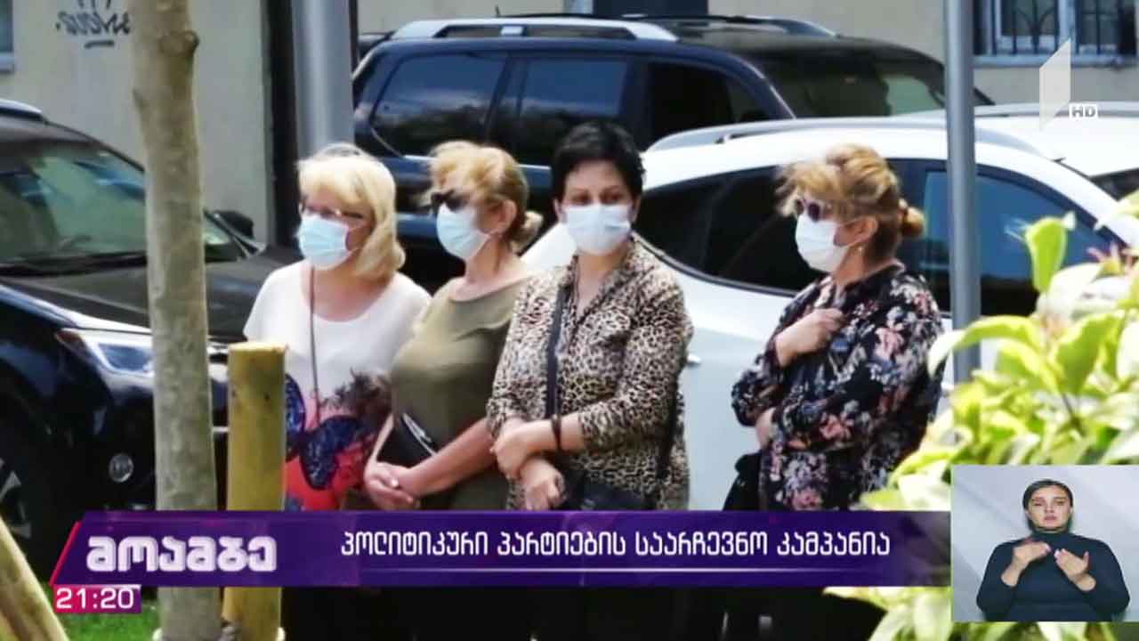 პოლიტიკური პარტიების საარჩევნო კამპანია