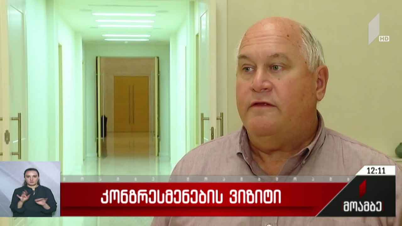 ამერიკის კონგრესმენთა დელეგაციის ვიზიტი