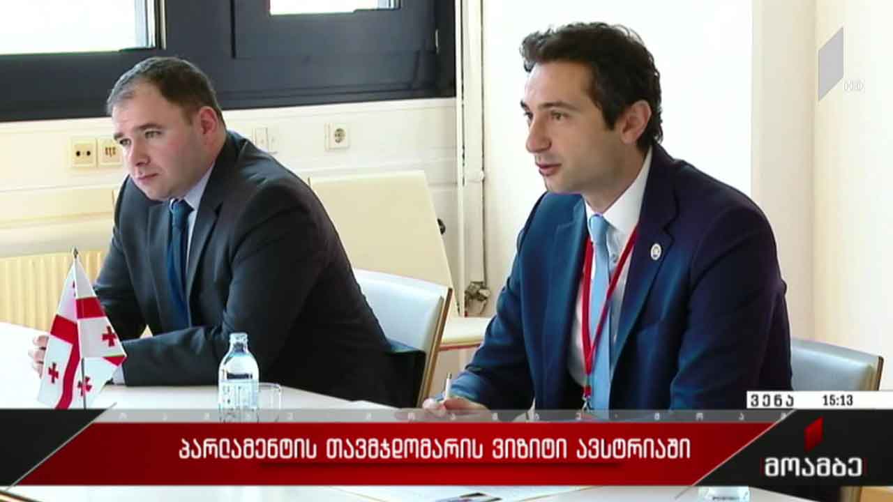 პარლამენტის თავმჯდომარის ვიზიტი ავსტრიაში