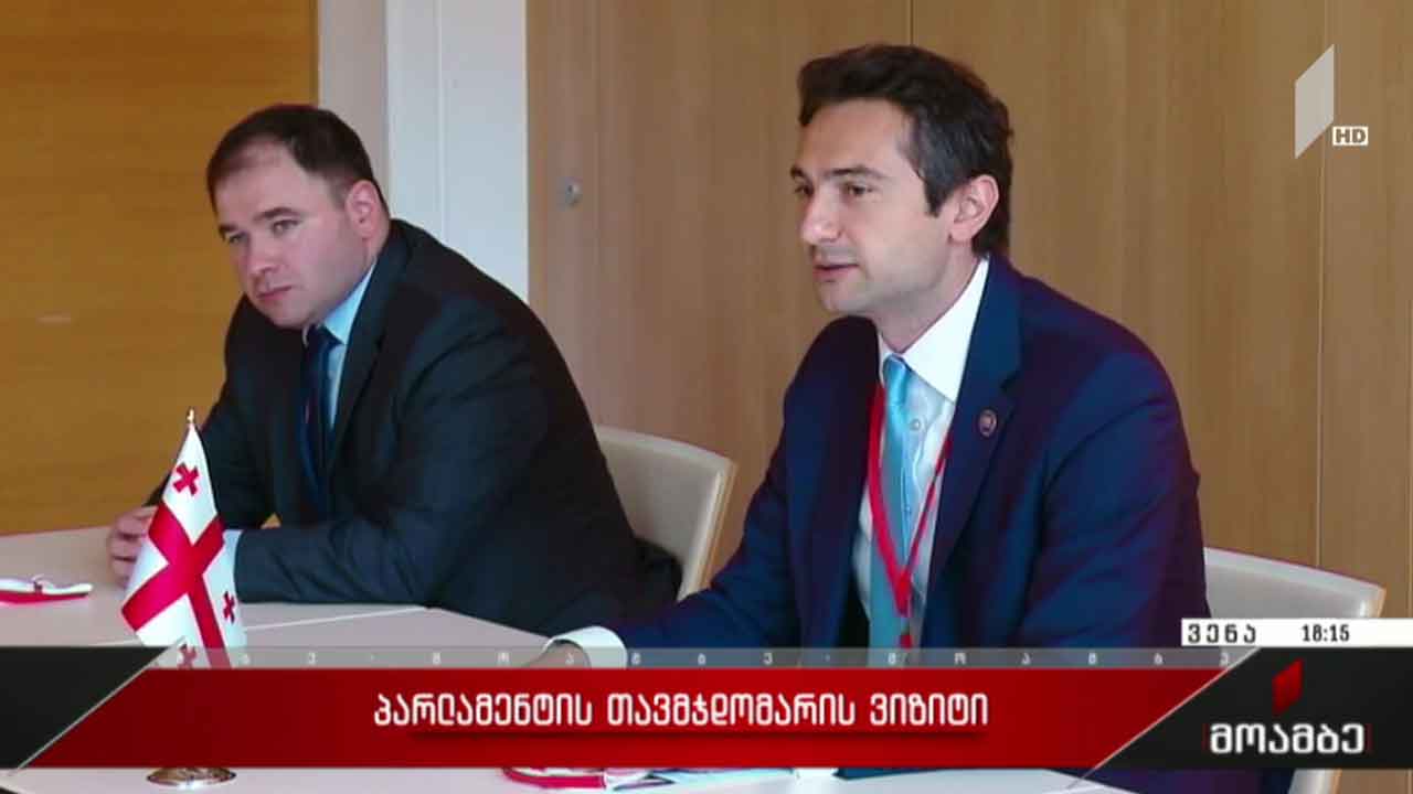 საქართველოს პარლამენტის თავმჯდომარის ვიზიტი