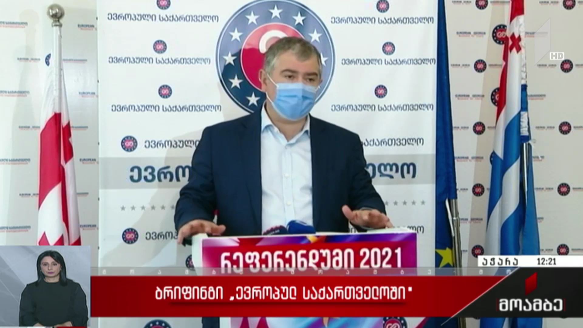 ბრიფინგი „ევროპულ საქართველოში“