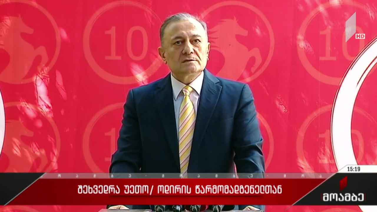 შეხვედრა ეუთო/ოდირის წარმომადგენელთან