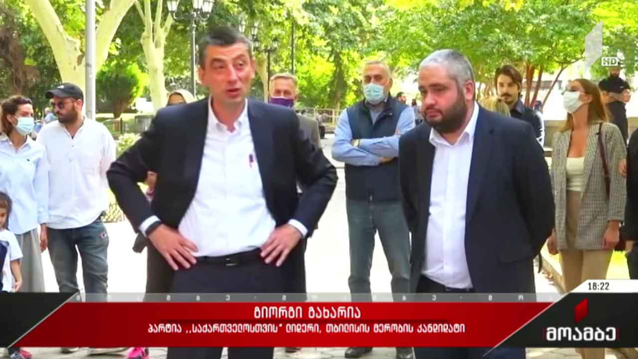 პარტია „საქართველოსათვის“ ლიდერის შეხვედრა ამომრჩეველთან