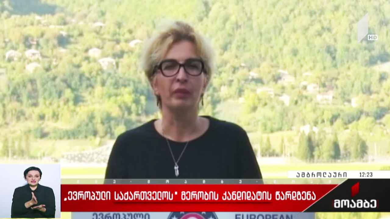 „ევროპული საქართველოს“ მერობის კანდიდატის წარდგენა