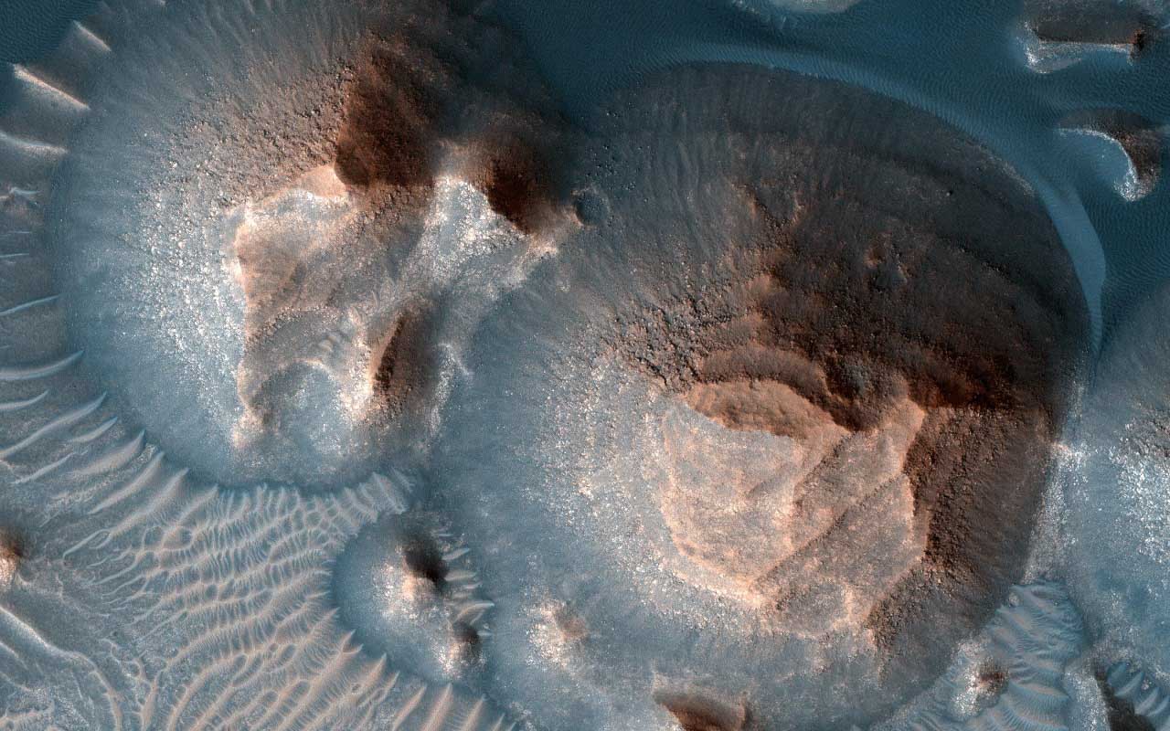 მარსზე უძველესი, ათასობით სუპერვულკანური ამოფრქვევის კვალი დააფიქსირეს — #1tvმეცნიერება