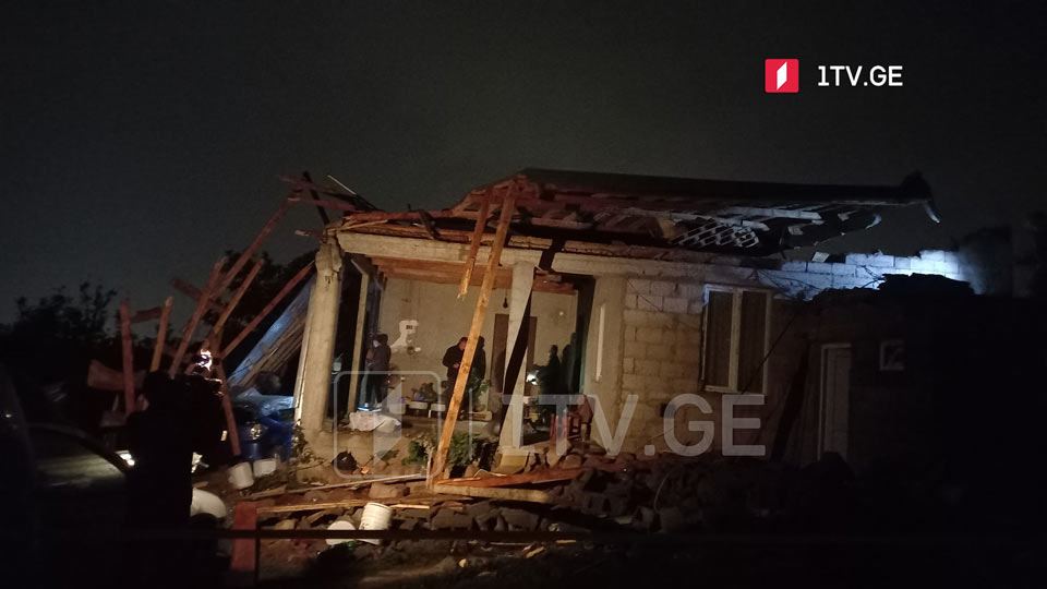 სამგორის რაიონის სოფელ ნასაგურში წვიმის შედეგად ხუთი საცხოვრებელი სახლი დაზიანდა