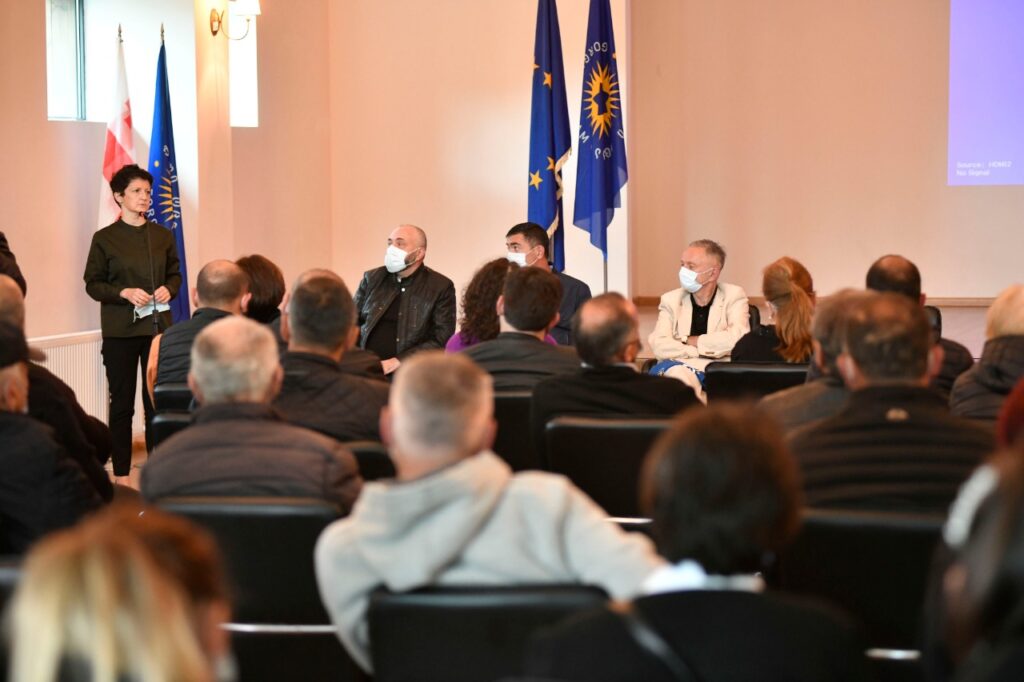 თეა წულუკიანმა სტეფანწმინდაში, თიანეთსა და დუშეთში ამომრჩეველთან შეხვედრები გამართა