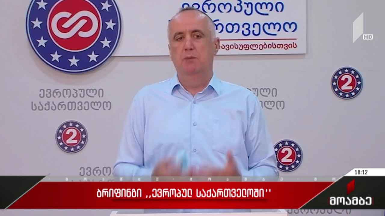 ბრიფინგი „ევროპულ საქართველოში“