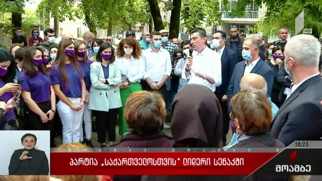 პარტია „საქართველოსთვის“ ლიდერი სენაკში