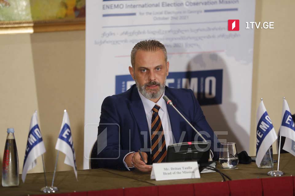ENEMO-ს წარმომადგენელი - წინასაარჩევნო პერიოდი ხასიათდებოდა მაღალი პოლიტიკური პოლარიზაციითა და პოლიტიკური მოთამაშეების ღრმა უნდობლობით ერთმანეთის მიმართ