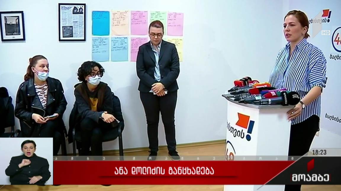 ანა დოლიძის განცხადება