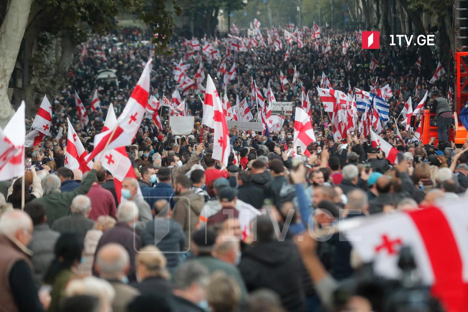 თავისუფლების მოედანზე გამართულ აქციას პოლიტიკოსები ეხმაურებიან