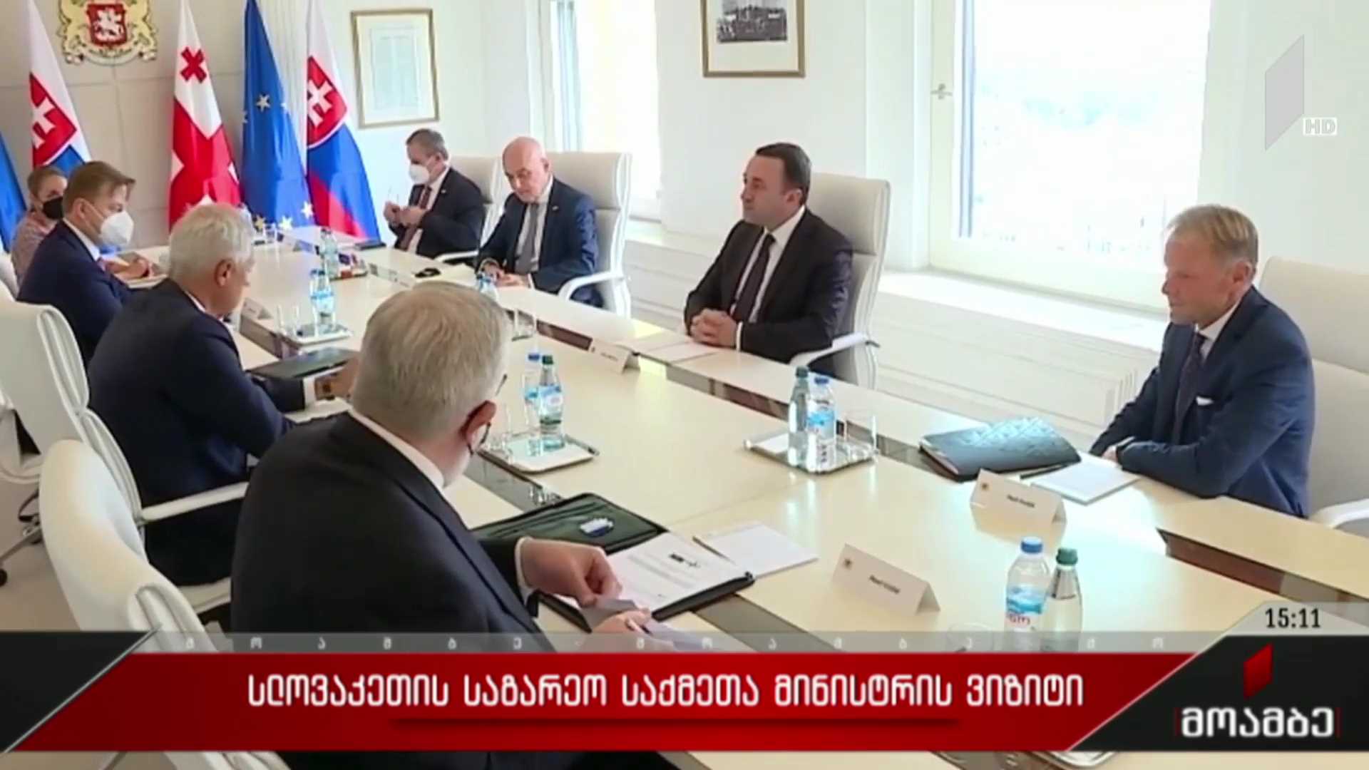 სლოვაკეთის საგარეო საქმეთა მინისტრის ვიზიტი