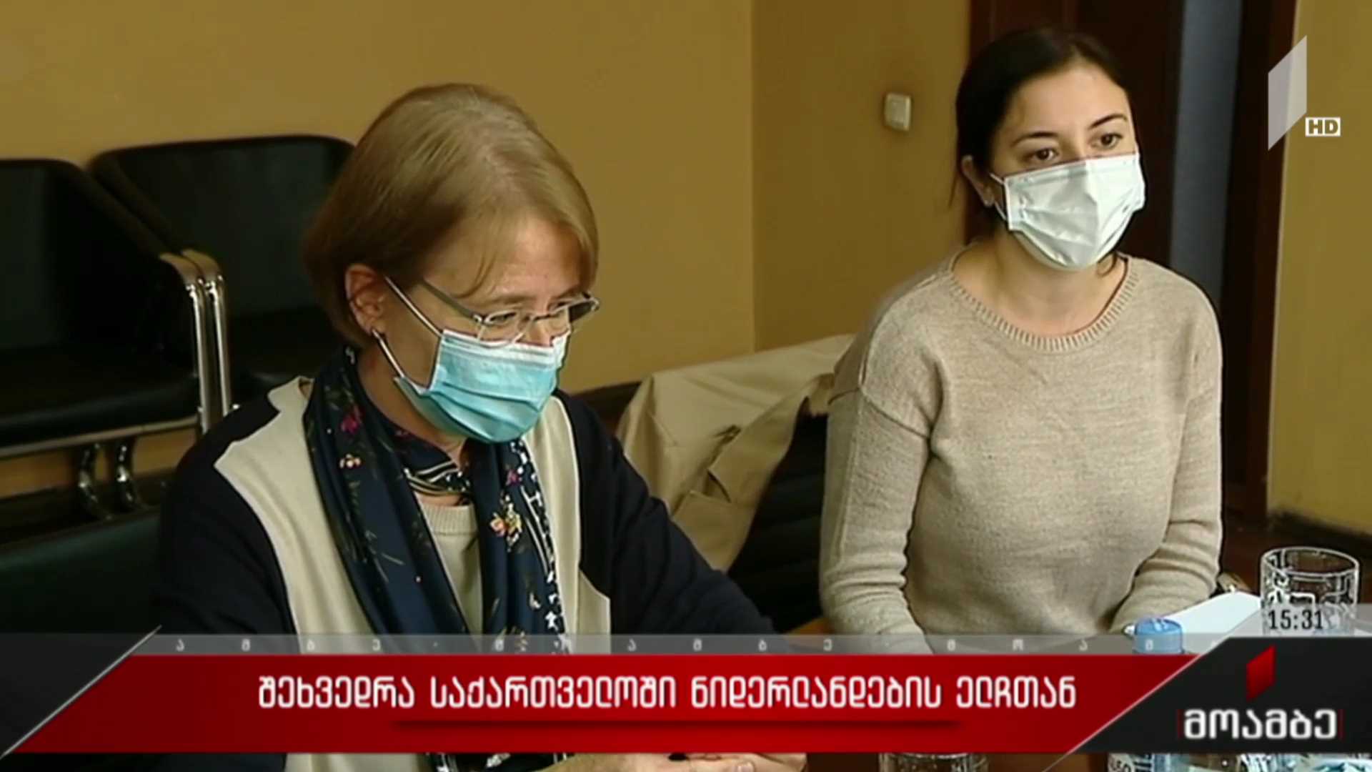 შეხვედრა საქართველოში ნიდერლანდების ელჩთან